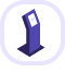 kiosk giving icon